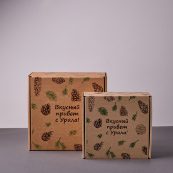 Коробка Вкусный привет с Урала, малая
